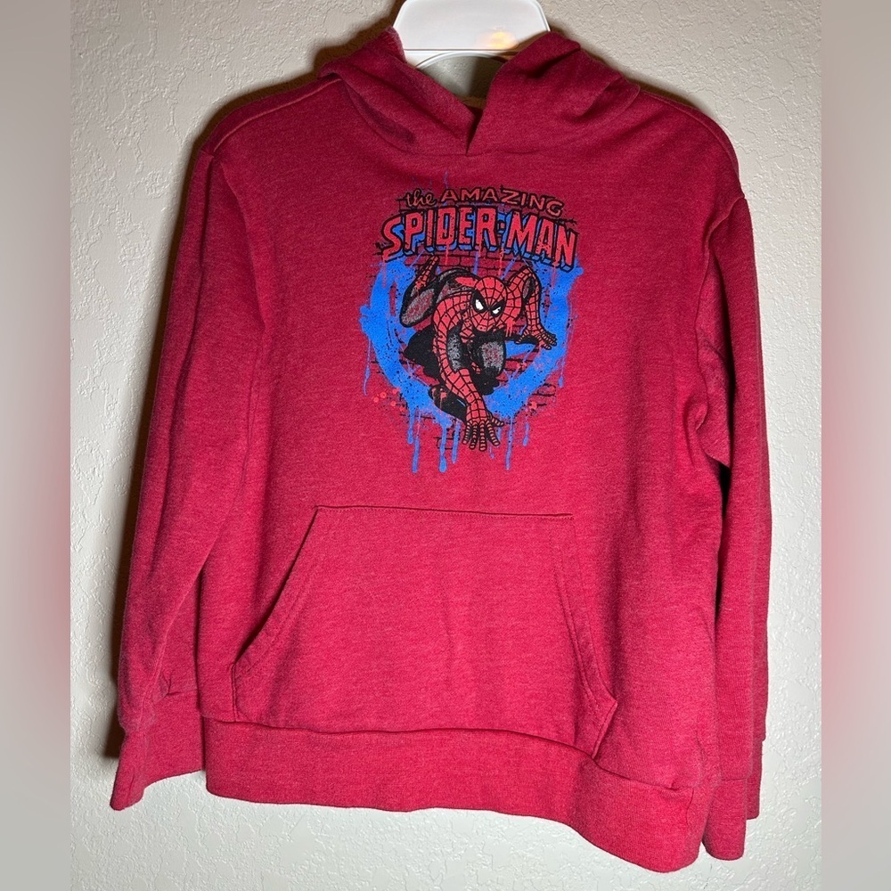 Spider-Man red hoodie youth size large